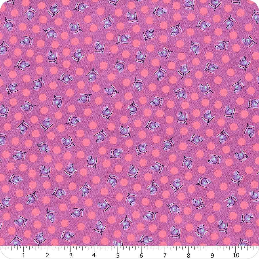 Untamed Impending Bloom Neon Nova Tula Pink Free Spirit Cotton Fabric