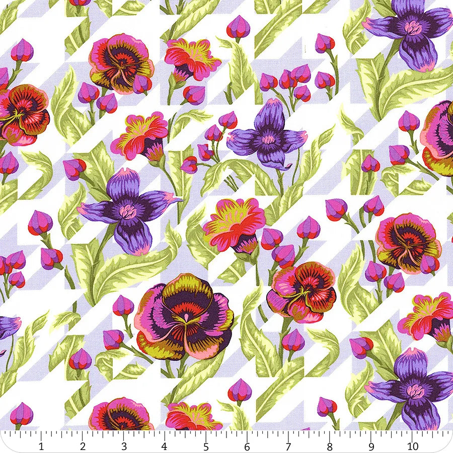 Untamed Puppy Love Neon Nova Tula Pink Free Spirit Cotton Fabric