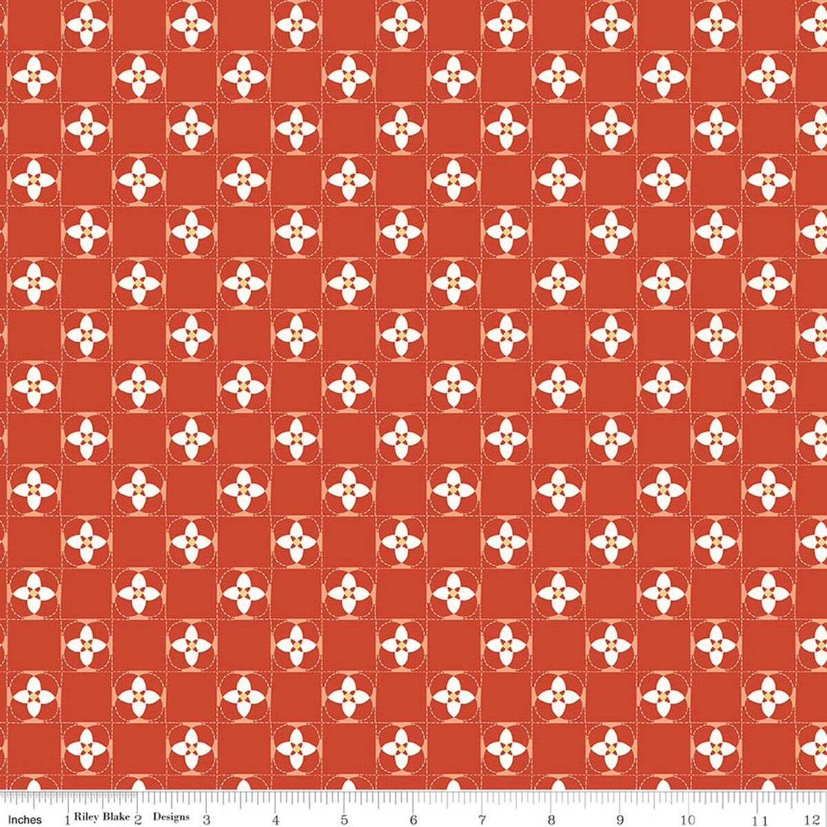 Utah Quilt Squares Orange Kelsey Carlson Riley Blake Designs Cotton Fabric RB-C17023-ORANGE | US Fabric Shop