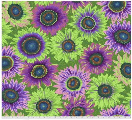 Van Gogh Green Philip Jacobs Stash Kaffe Fassett Collective Free Spirit Cotton Fabric FS PWPJ111.GREEN