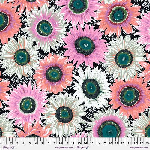 Van Gogh Black Philip Jacobs Stash Kaffe Fassett Collective Free Spirit Cotton fabric FS-PWPJ111.BLACK