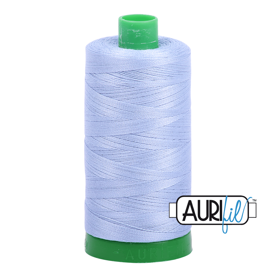 Very Light Delft Blue 40 wt 1094 yd Large Spool Aurifil Cotton Quilting Thread AF-MK40SC6-2770
