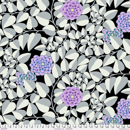 Vine Black Stash Kaffe Fassett Collective Free Spirit Fabrics Cotton Fabric FS-PWGP151.BLACK