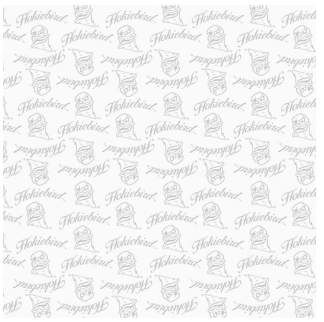 Virginia Tech Hookies NCAA College White on White Mini Pigment Print Sykel Enterprises Cotton Fabric VT-1393-W