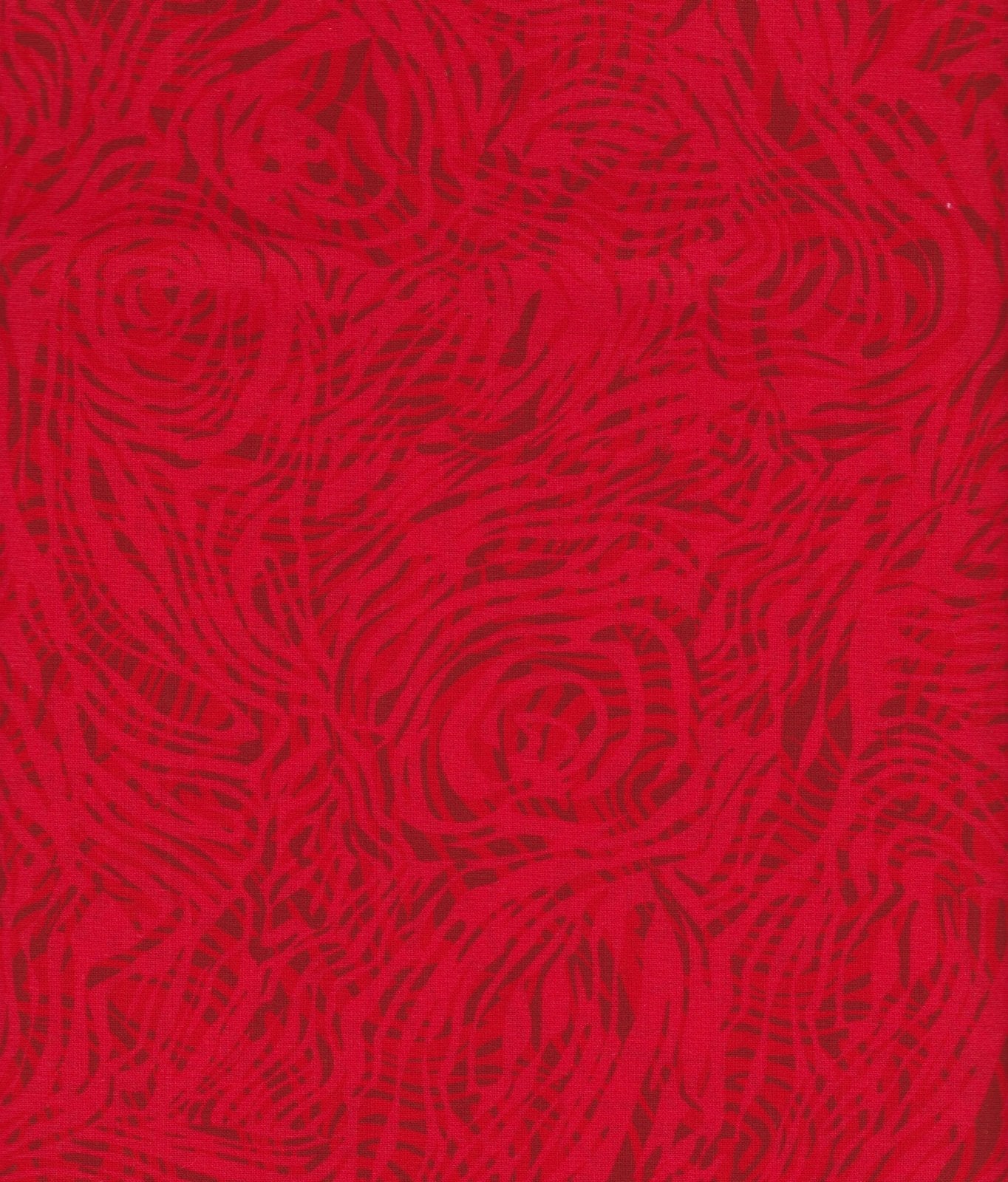 Vortex Red Tone on Tone Blender Foust Textiles Cotton Fabric FT-49661-101 Red