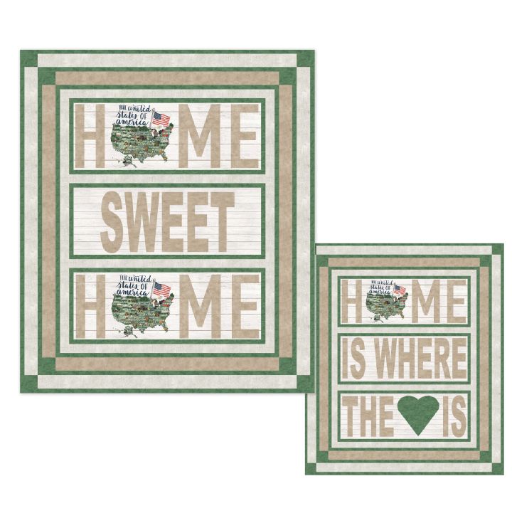My Home State Home Is... Quilt Pattern Ladeebug Designs Northcott NC-PTN2562