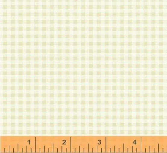 Sunflower Market Gingham Yellow Whistler Studios Windham Cotton Fabric WF-50623-4