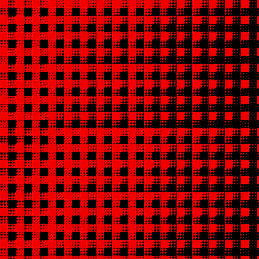 Warm Winter Wishes Buffalo Plaid Red/Black Lucie Crovatto Studio E Cotton Fabric SE-5873-89