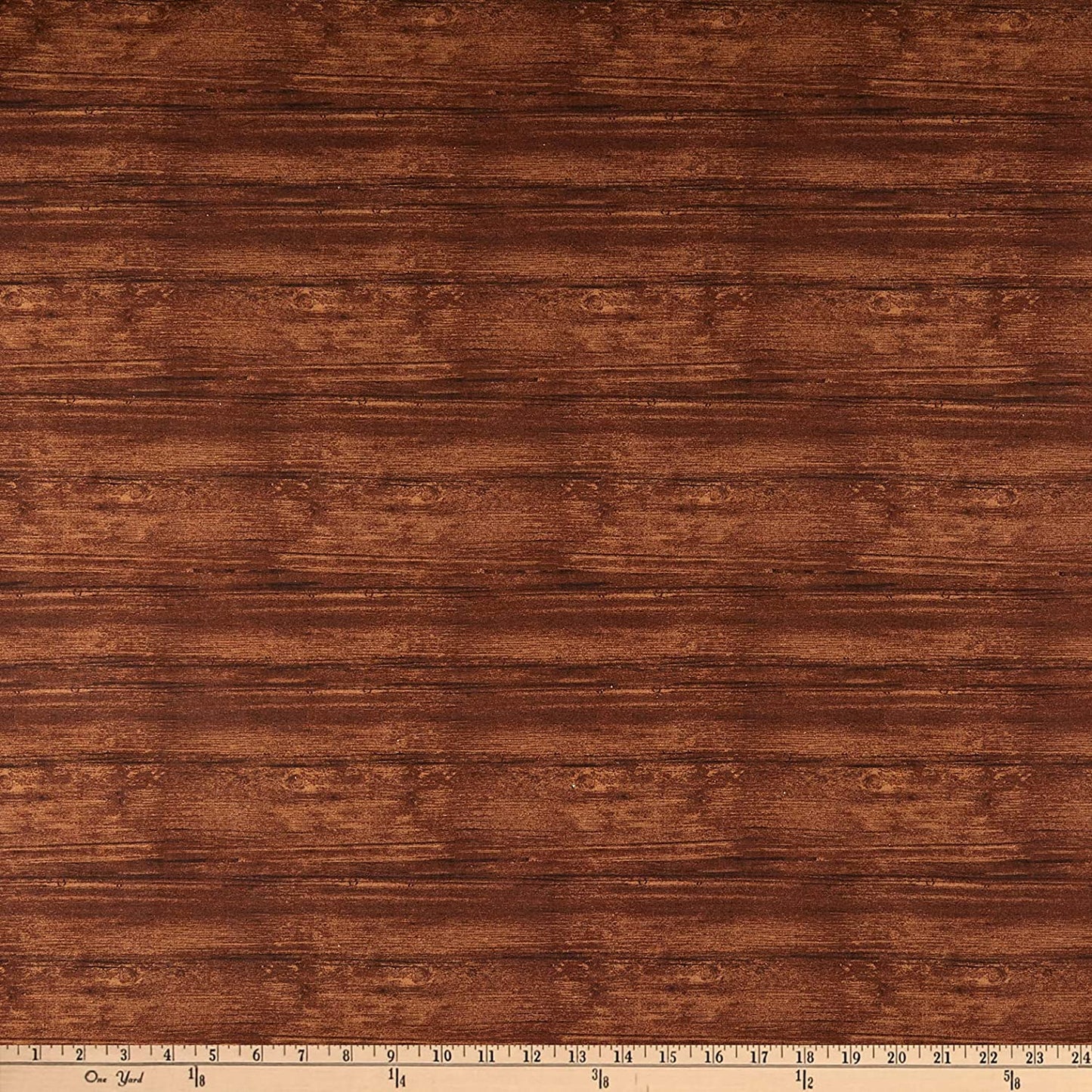 Washed Wood 108" Espresso Brown Wide Back Benartex Cotton Fabric BE 7709W-72