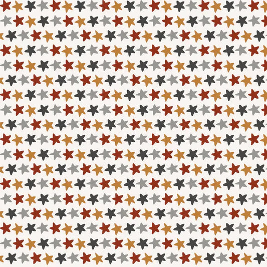 Water Babies Tossed Stars Ivory White Sugarly Designs Studio E Cotton Fabric