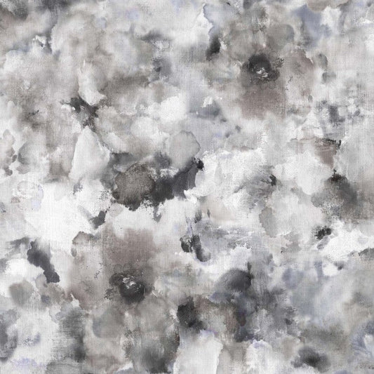 Watercolors 108" Wide Backing Smoke Gray Michael Miller Fabrics Cotton Fabric MM-WBX9414-SMOK-D