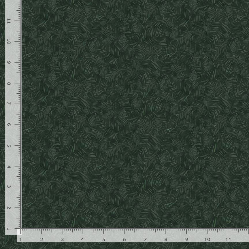 Welcome Winter Fir Texture Forest Green Katie Hennagir Timeless Treasures Cotton Fabric TT-KATIE-CD4266-FOREST