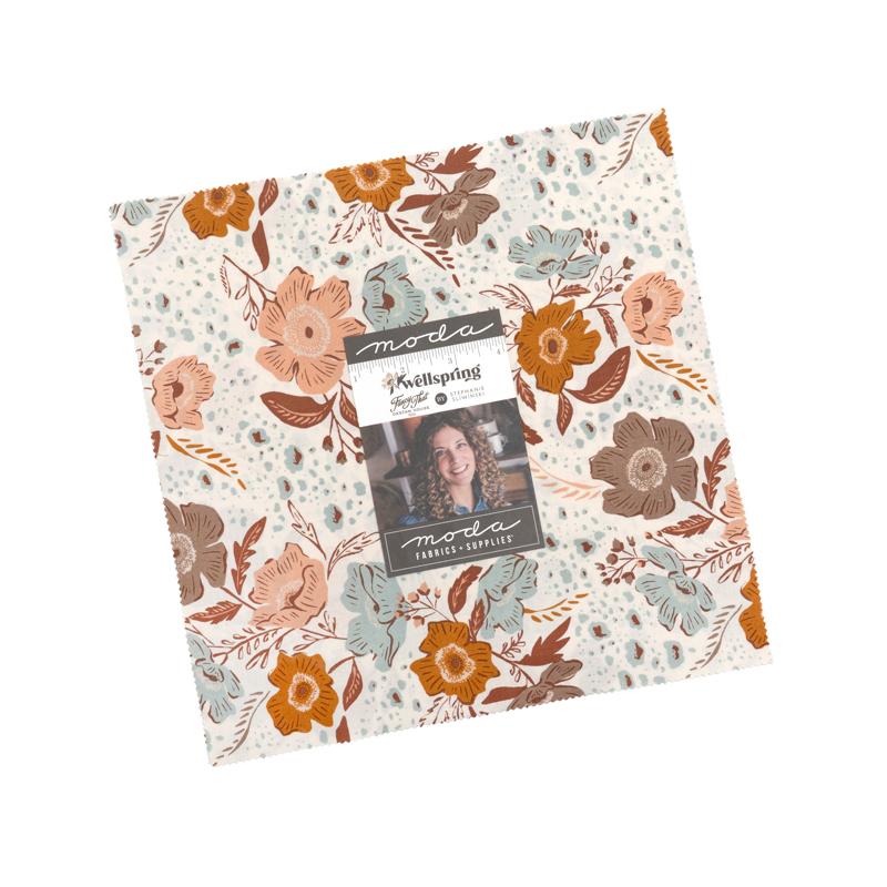 Wellspring Layer Cake 10" Squares Fancy That Design House Moda Cotton Fabric MD-45670PP