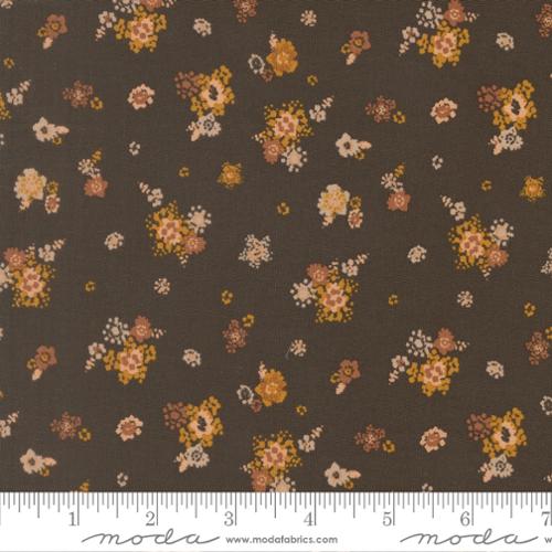 Wellspring Micro Bloom Small Floral Charcoal Grey Stephanie Sliwinski Fancy That Design House Moda Cotton Fabric MD-45675-19