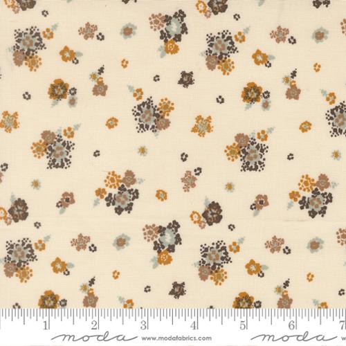 Wellspring Micro Bloom Small Floral Eggshell Stephanie Sliwinski Fancy That Design House Moda Cotton Fabric MD-45675-11