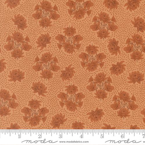 Wellspring Speckled Serenade Florals Dots Coral Seashell Peach Stephanie Sliwinski Fancy That Design House Moda Cotton Fabric MD-45672-14