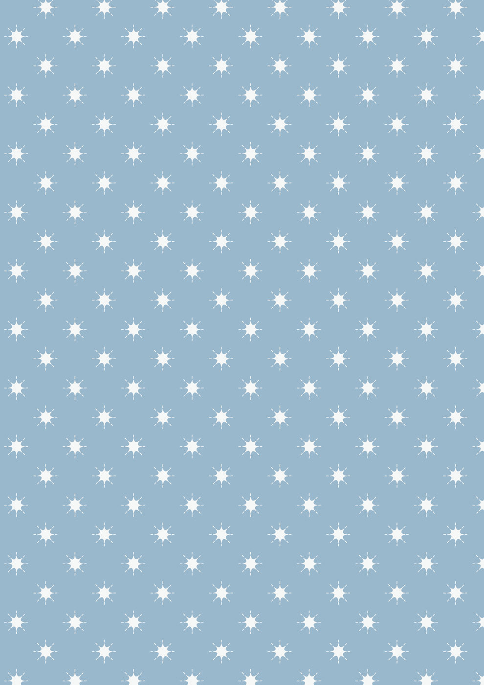 Where the Sky Dances Little Stars Blue Gray with Pearl Lewis and Irene Cotton Fabric LI-L66C