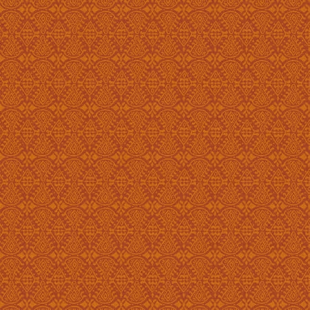 Whimsy II Set Geo Rust Orange Heather Dutton P&B Textiles Cotton Fabric PB-WHM205685-IO