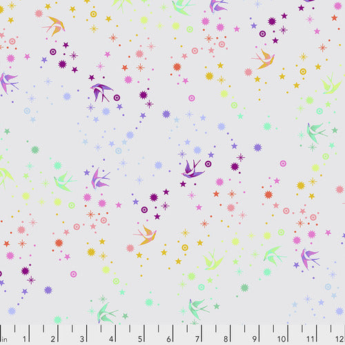 True Colors Whisper Fairy Dust Tula Pink Free Spirit Cotton Fabric FS-PWTP133.WHISPER