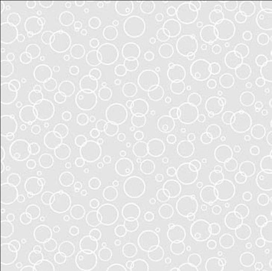 White Hot Bubble Bath White Michael Miller Cotton Fabric MM-CX10480-WHIT-D