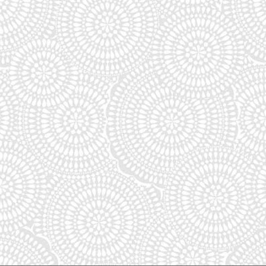 White Hot Dizzy Dots White Michael Miller Cotton Fabric MM-CX10406-WHIT-D