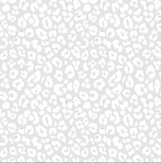 White Hot Leopard Spots White Michael Miller Cotton Fabric MM-CX10422-WHIT-D