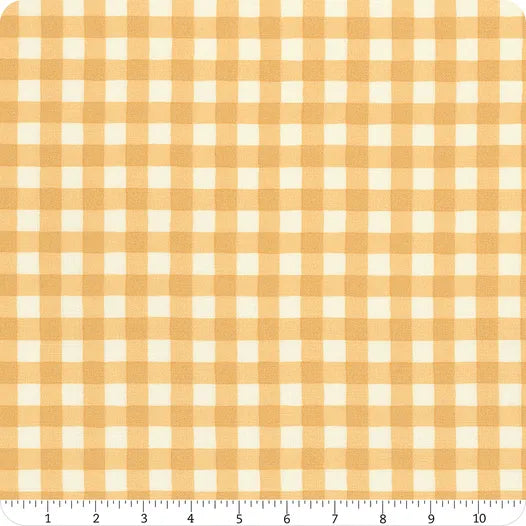 Willows Farm Farm House Gingham Checks and Plaids Sunshine Yellow Deb Strain Moda Fabrics Cotton Fabric