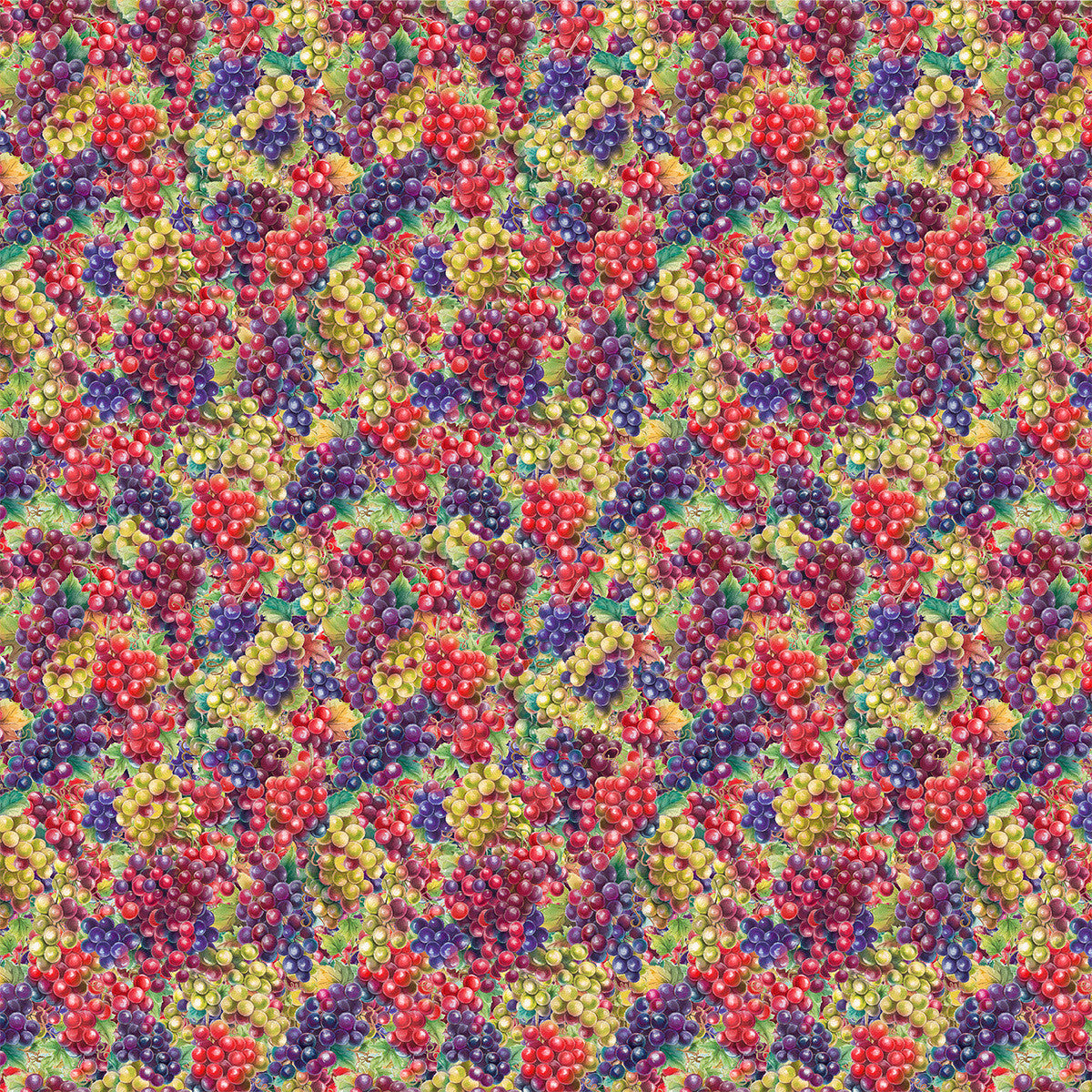 Wine O' Clock Grape Expectations Multi Courtney Morgenstern 3 Wishes Cotton Fabric 3W-24577-MULTI