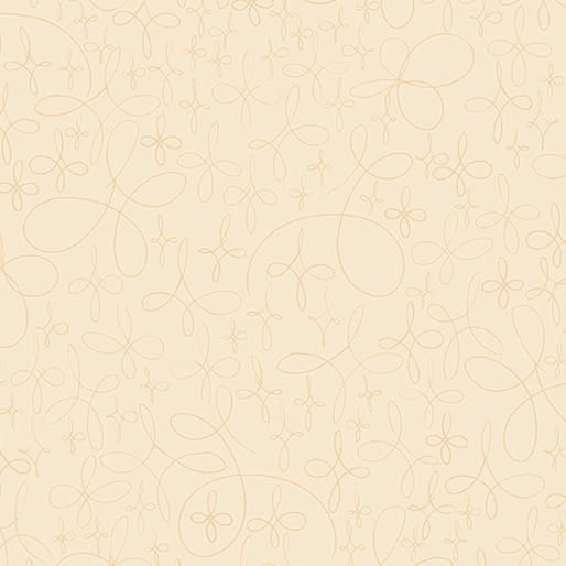 Winter Haven Doodle Star Light Natural Rachel Rossi Benartex Cotton Fabric BE-16795-07 | US Fabric Shop