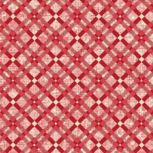 Winter Haven Winter Tartan Red Rachel Rossi Benartex Cotton Fabric BE-16797-10 | US Fabric Shop