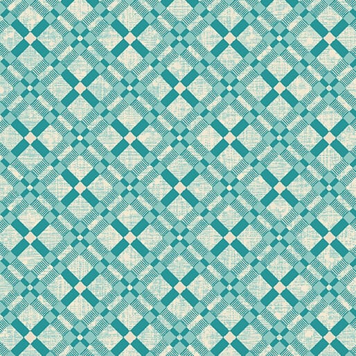 Winter Haven Winter Tartan Teal Rachel Rossi Benartex Cotton Fabric BE-16797-84 | US Fabric Shop