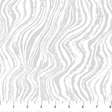 Winter Solstice Swirl Texture Silver Metallic Patrick Lose Northcott Cotton Fabric