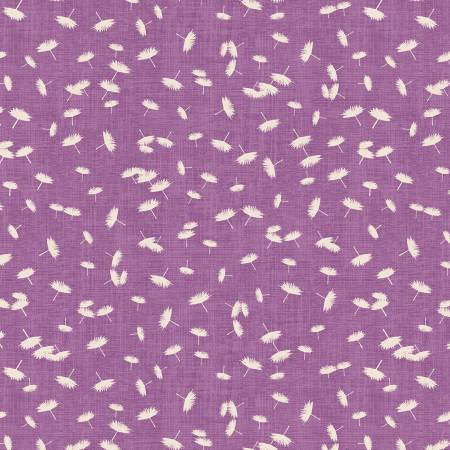 Wishflower Windy Day Purple Rachel Rossi Benartex Cotton Fabric BE-16696-63