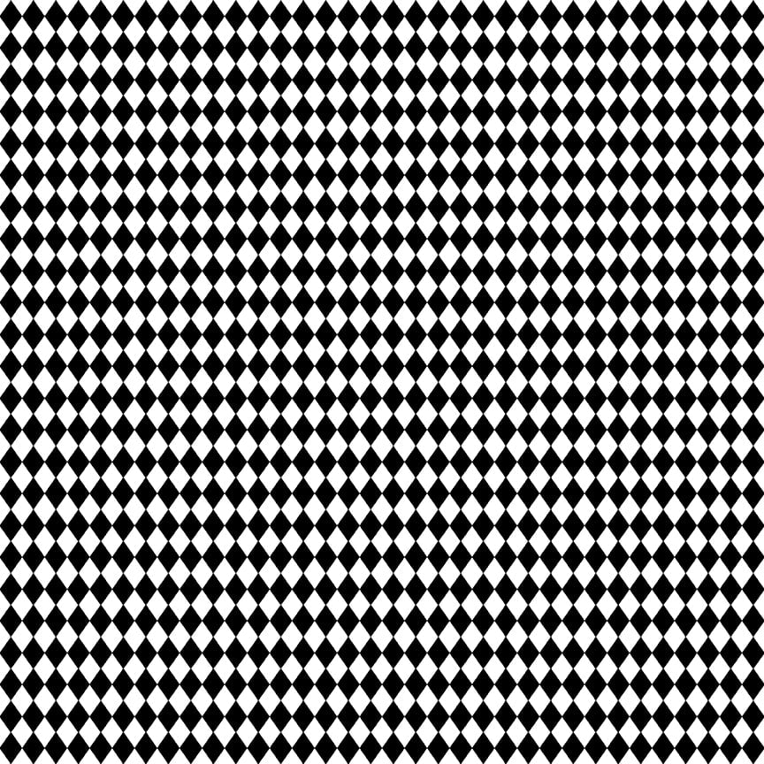 Witch Night Out Argyle Black Glow in the Dark Delphine Cubitt Henry Glass Cotton Fabric HG-752G-90