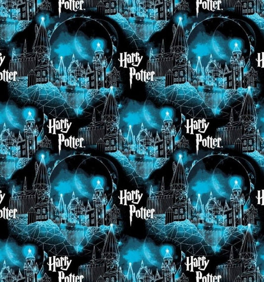 Harry Potter Hogwarts Moon Black Camelot Fabrics Cotton Fabric CF-23800167JAS