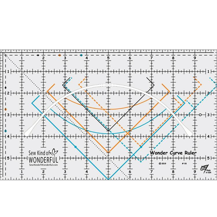 Wonder Curve 6'' x 10'' Ruler Sew Kind Of Wonder SKW-93