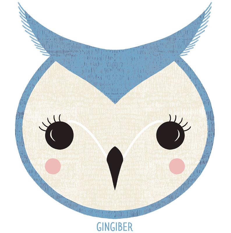 Woodland Wonder Woodland Owl Sticker Stacie Bloomfield Gingiber