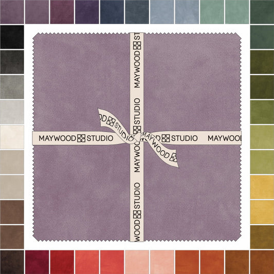 Woolies FLANNEL Color Wash 10" Squares Bonnie Sullivan Maywood Studio Cotton Fabric MS-SQ-MASCOLW