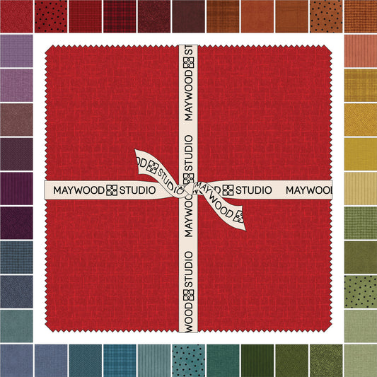 Woolies FLANNEL Colors Vol.2 10" Squares Bonnie Sullivan Maywood Studio Cotton Fabric MS-SQ-MASWOF-Col