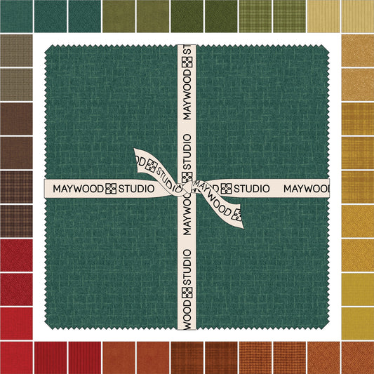 Woolies FLANNEL Desert Sunset 10" Squares Bonnie Sullivan Maywood Studio Cotton Fabric MS-SQ-MASWOF-Des