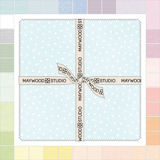 Woolies FLANNEL Little Lambies 10" Squares Bonnie Sullivan Maywood Studio Cotton Fabric MS-SQ-MASLILF