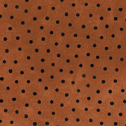 Woolies FLANNEL Polka Dots Orange Bonnie Sullivan Maywood Studio Cotton Flannel Fabric MS-MASF18506-O
