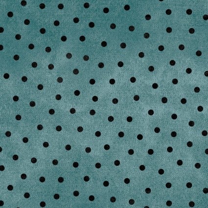 Woolies FLANNEL Polka Dots Teal Blue Bonnie Sullivan Maywood Studio Cotton Flannel Fabric MS-MASF18506-BG
