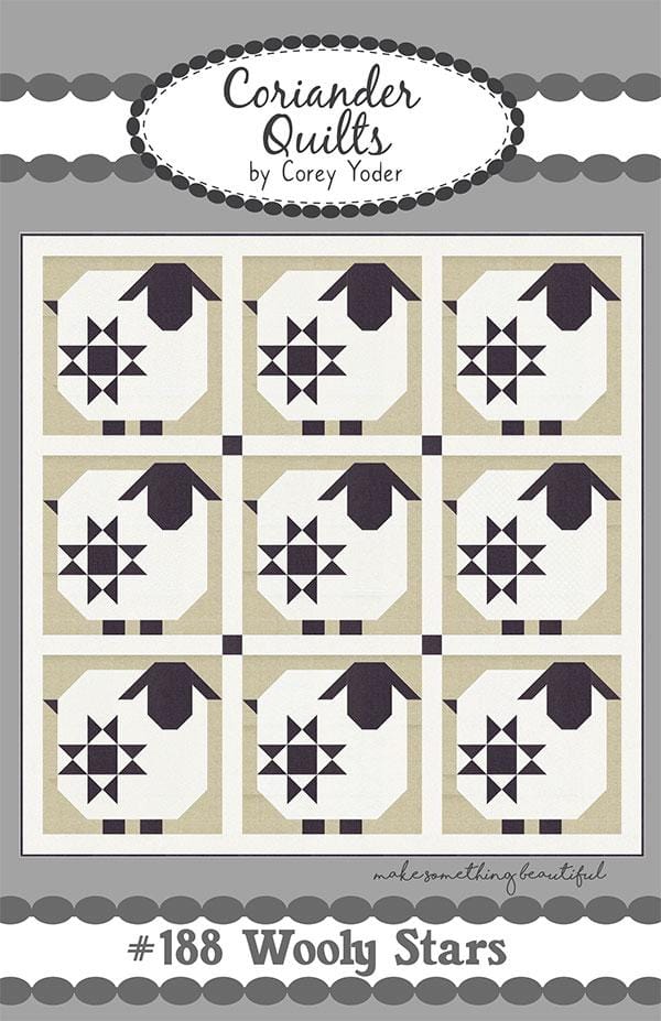 Wooly Stars Quilt Pattern 62"x62" Corey Yoder Coriander Quilts CQ-188 | US Fabric Shop