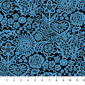 Yesterday Big Heaven Blue Jeans Juliana Horner Northcott Cotton Fabric NC-AMT157-62L