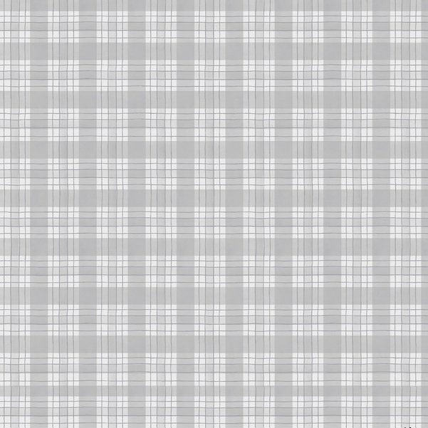 Zest Life Plaid Gray Cynthia Coulter Wilmington Prints Cotton Fabric WP-3063-19159-999