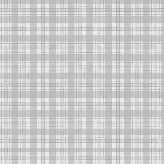 Zest Life Plaid Gray Cynthia Coulter Wilmington Prints Cotton Fabric