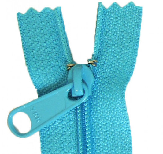 Zipper Closed End 14'' Turquoise Blue Aunties Two AT-Z14TURQ