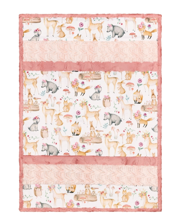 Critter Grove Lullaby Quilt Kit 28"x41" Shannon Fabrics Polyester SF-cklullabycrittergrove