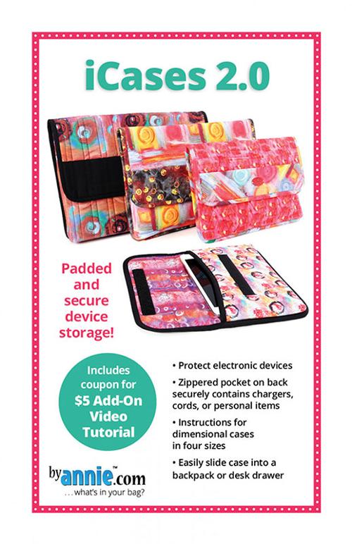 iCases 2.0 Bag Tote Pattern Annie Unrein By Annie's BYA-PBA218-2